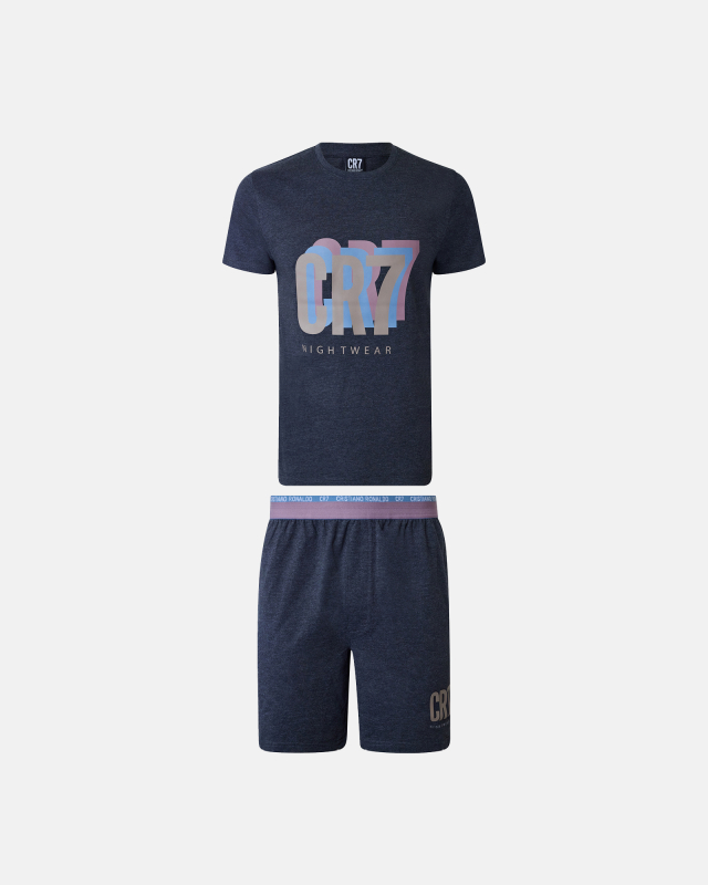 Multifarvet Pyjamas Shorts 100 Bomuld - Cr7  - 5709405005904