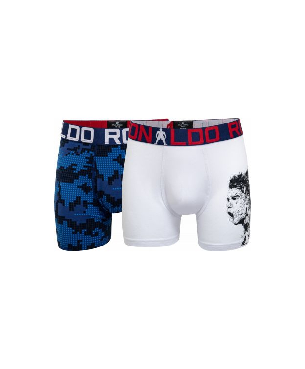 Hvid Cr7 Boy Trunk Pak Multifarvet Til Drenge - Cr7  - 5709405656069