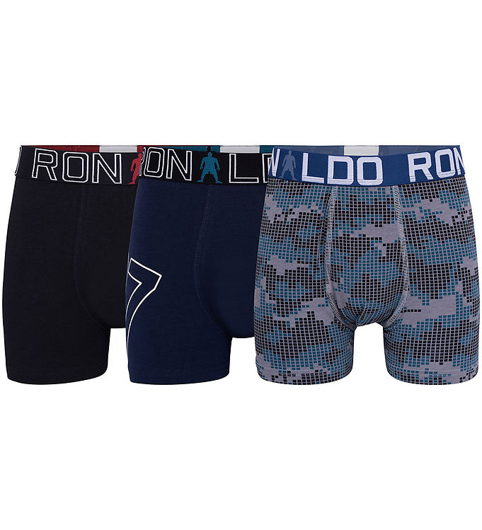 Multifarvet Ronaldo Boxershorts Pak Multifarve - Jbs  - 5709405941561
