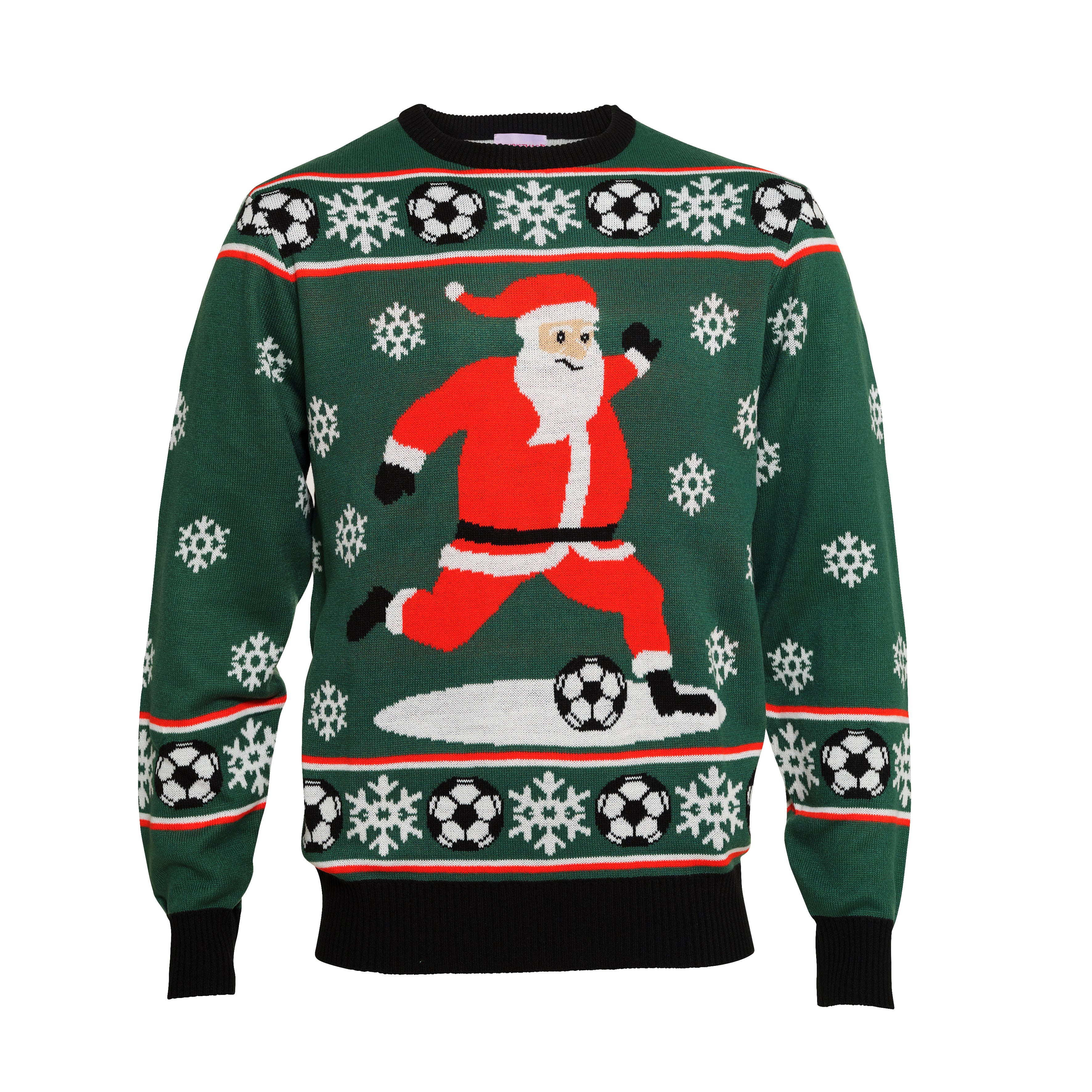 Årets Julesweater: Santa Cristiano Børn Ugly Christmas Sweater Lavet Danmark - Julesweaters