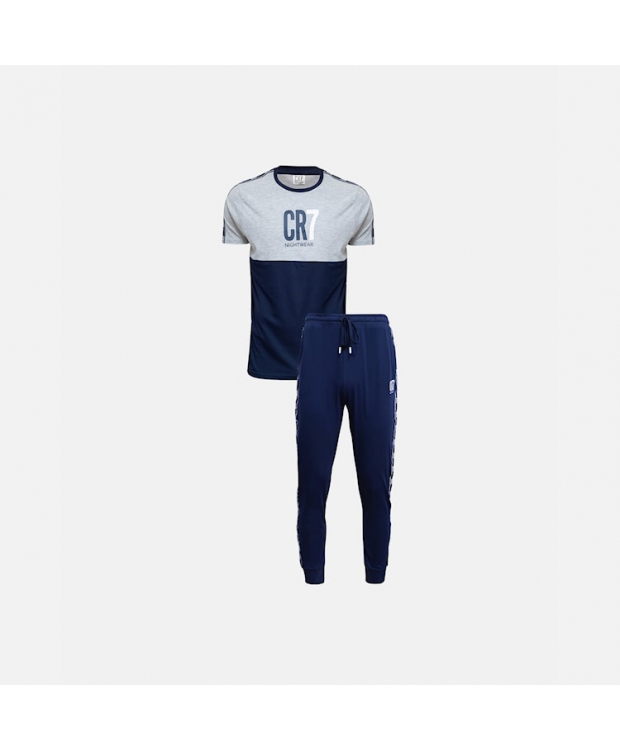 Navy Cr7 Pyjamas Til Dreng - Cr7