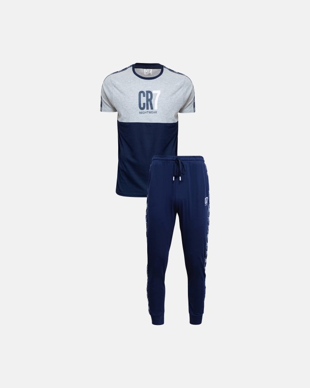 Navy Pyjamas Ampquotkidsampquot 100 Bomuld - Cr7  - 5709405930169