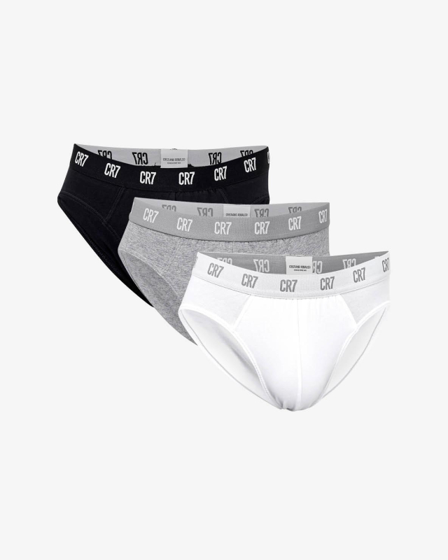 Multifarvet Pak Briefs økologisk Bomuld - Cr7  - 5709405503233