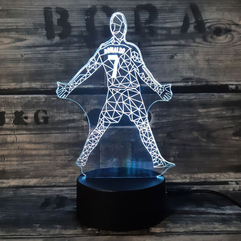 Ronaldo Fodbold Lampe -